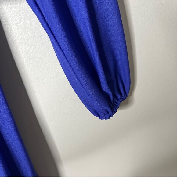 Lady Carol Petites Vintage 70’s Purple Plisse Overlay Sheer Skirt Dress Size 14 - Picture 6 of 8